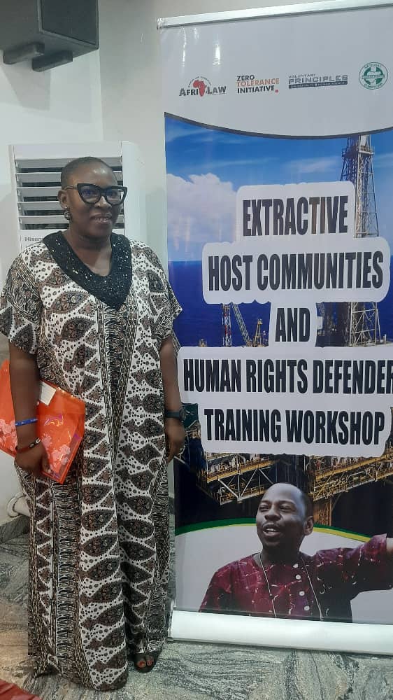 BBLI Participated in workshop on protecting Human Rights Defenders  organized by Afrilaw Nig